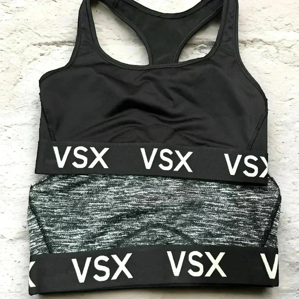 Pair of Victoria secret sports bras S
